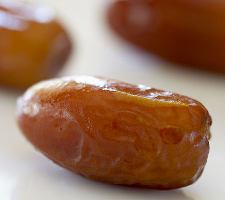 A close up of a date