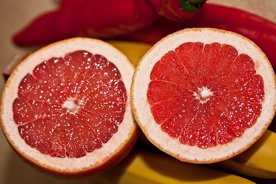 1 half grapefruit calories