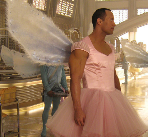 The Rock as the tooth fairy