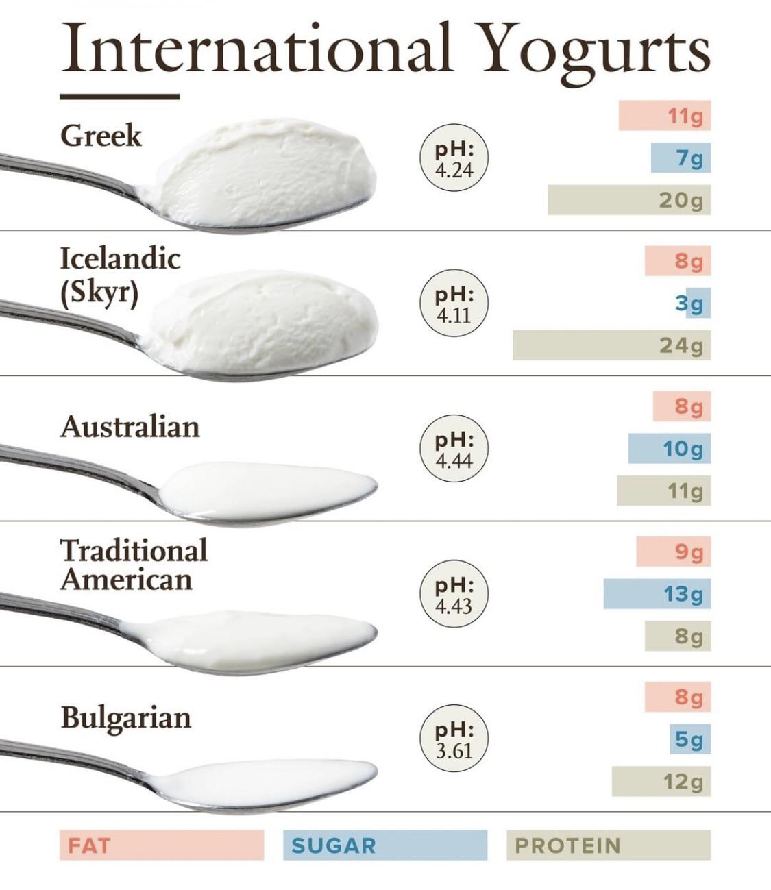 Nutrition of Different Yogurt Types SmoothieGains