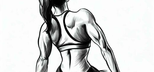 woman with a strong back